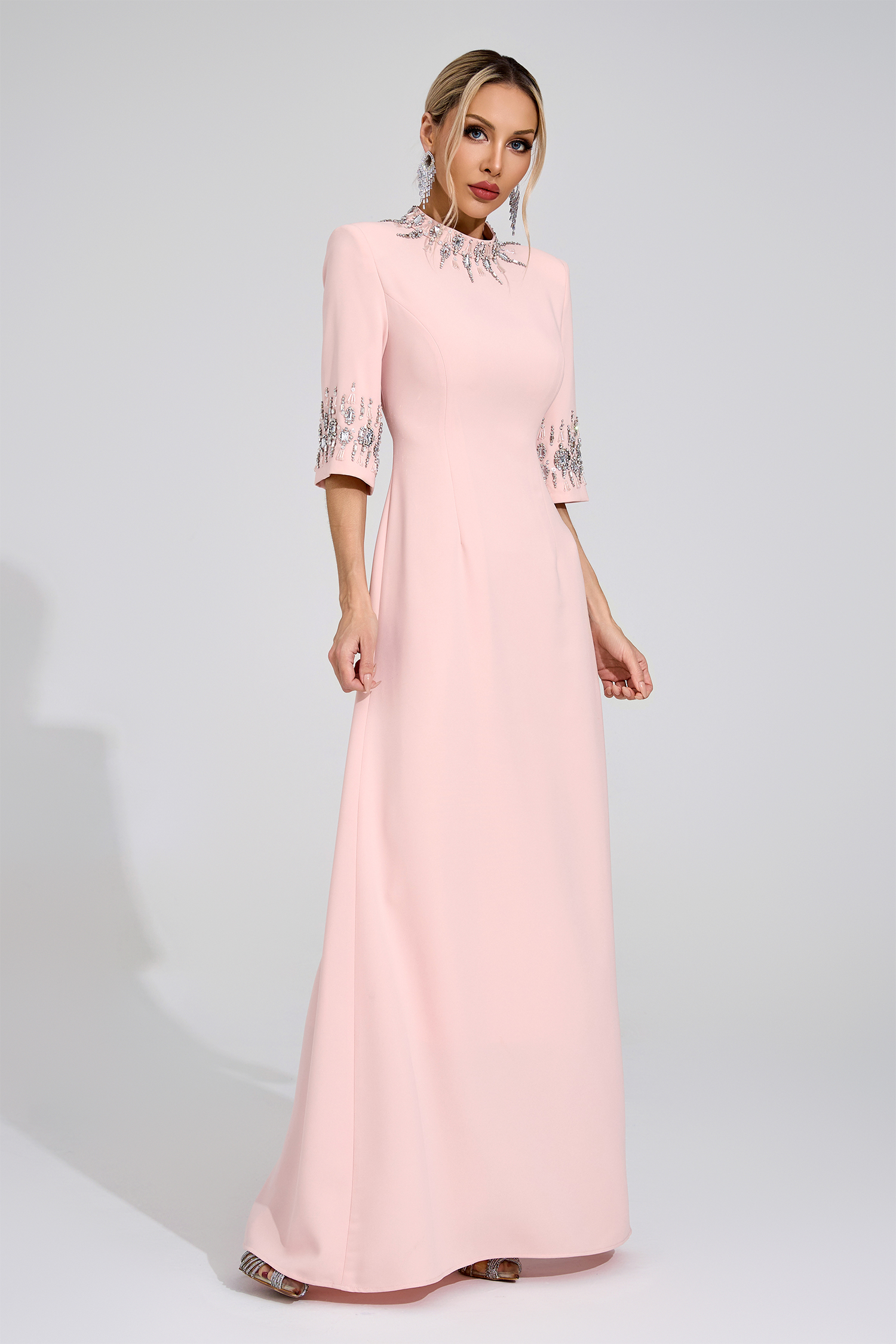 Victoria Pink Diamond Maxi Dress