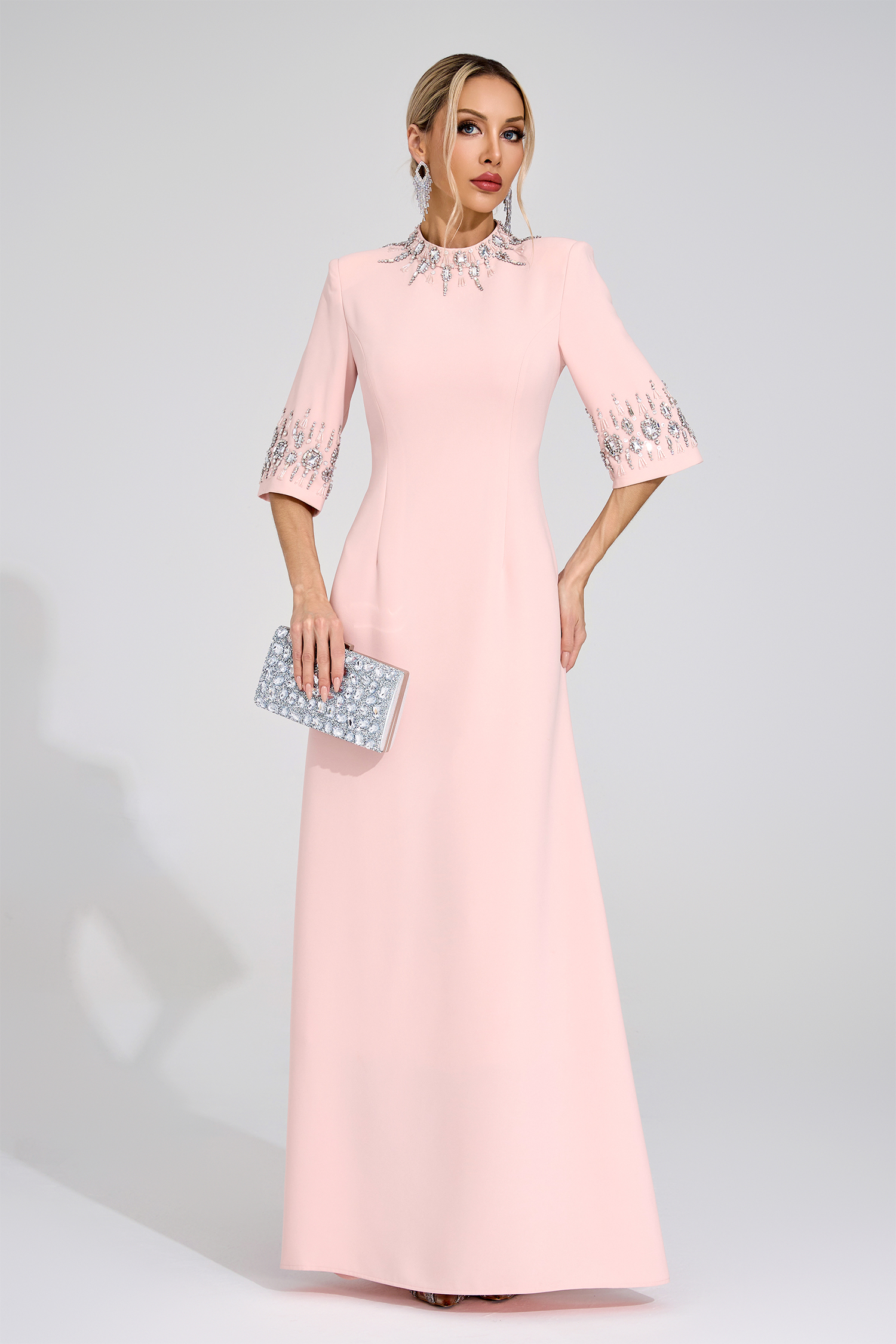 Victoria Pink Diamond Maxi Dress