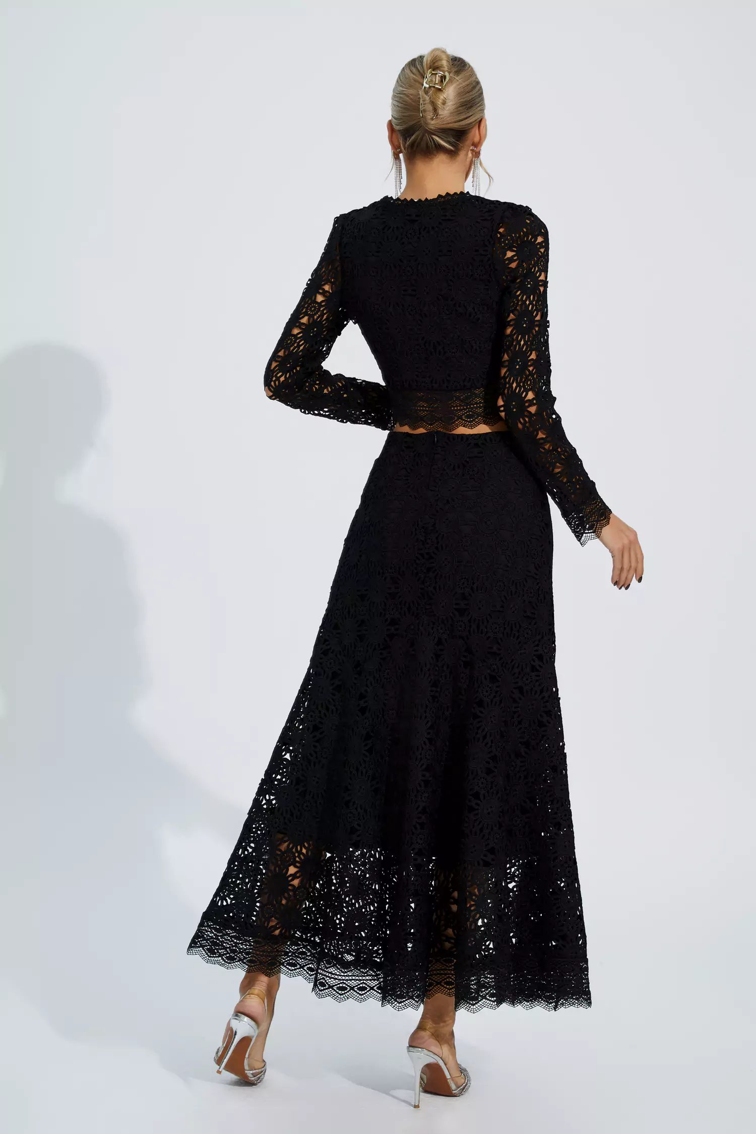 Holmes Black Hollow Long Sleeve Set