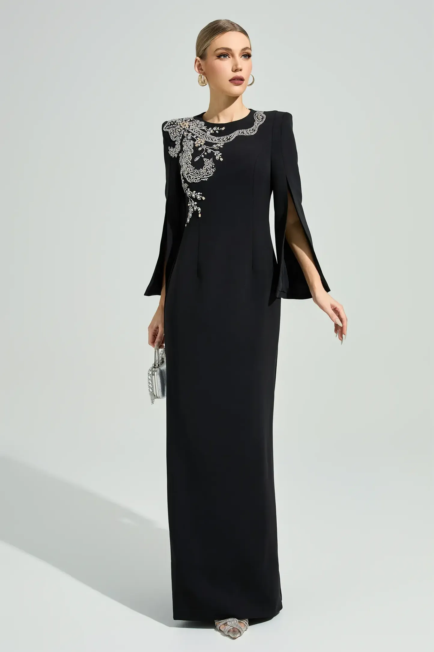 Kjerstin Black Diamond Maxi Dress