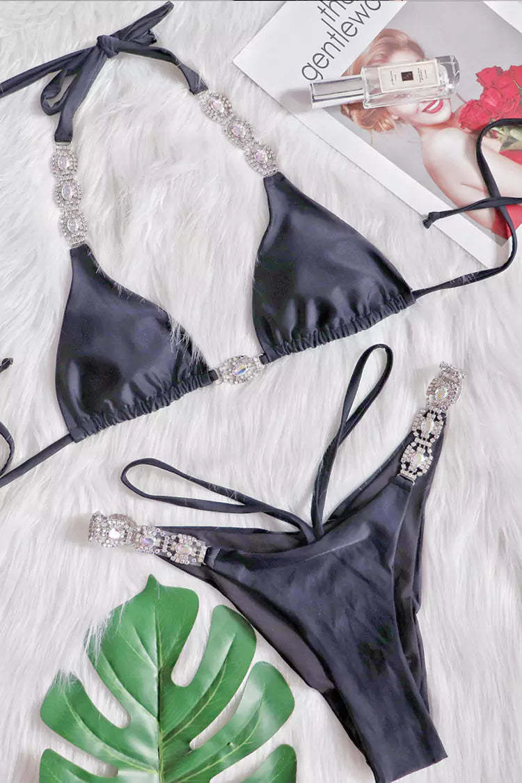 Werner Black Crystal Bikini