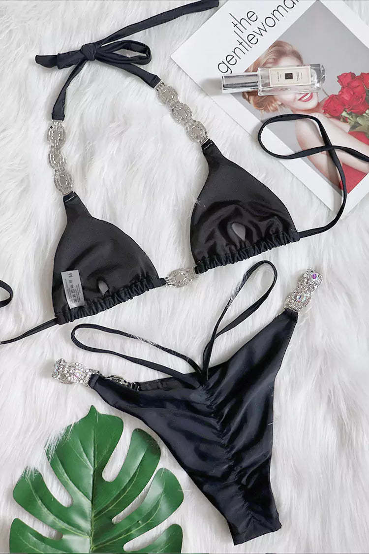 Werner Black Crystal Bikini