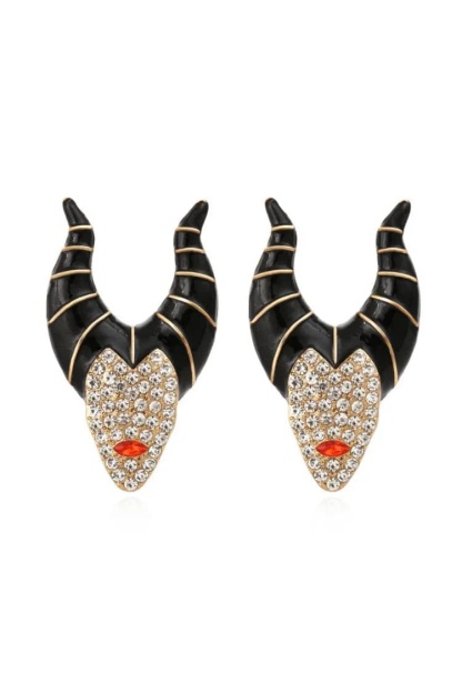 Camellia Halloween Witch Earrings