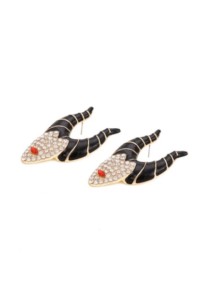 Camellia Halloween Witch Earrings