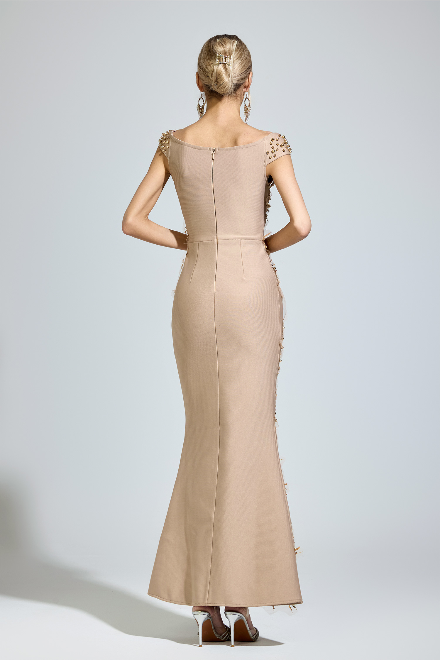 Hillman Apricot Mermaid Formal Dress