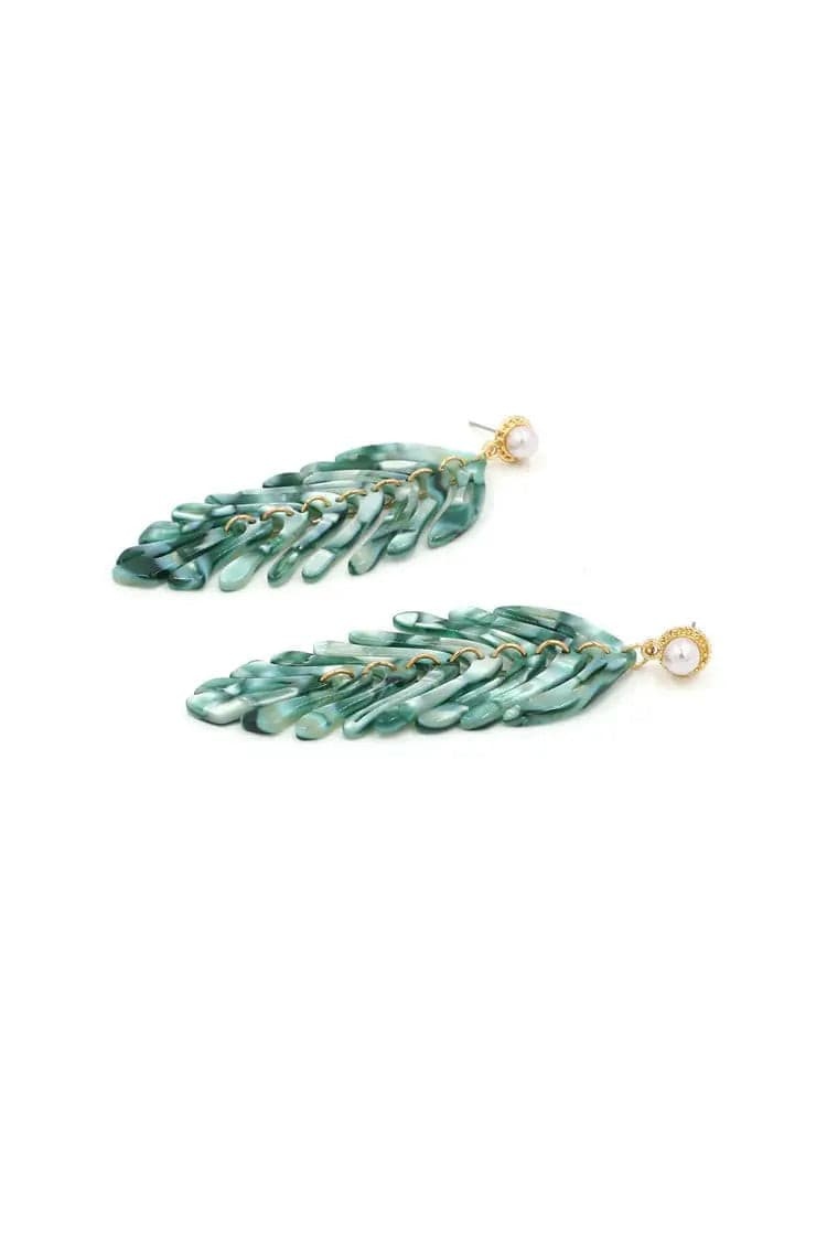 Geranium Leaf Earrings