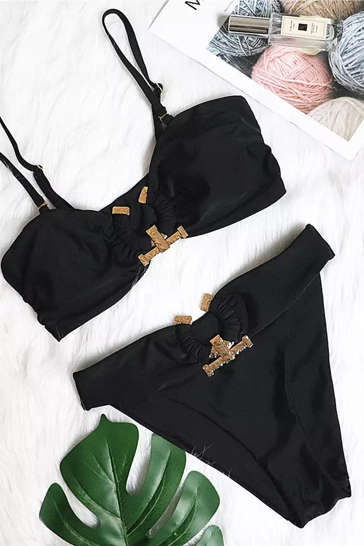 Babbitt Black Metal Bikini