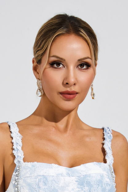Fitch White Diamond Earrings