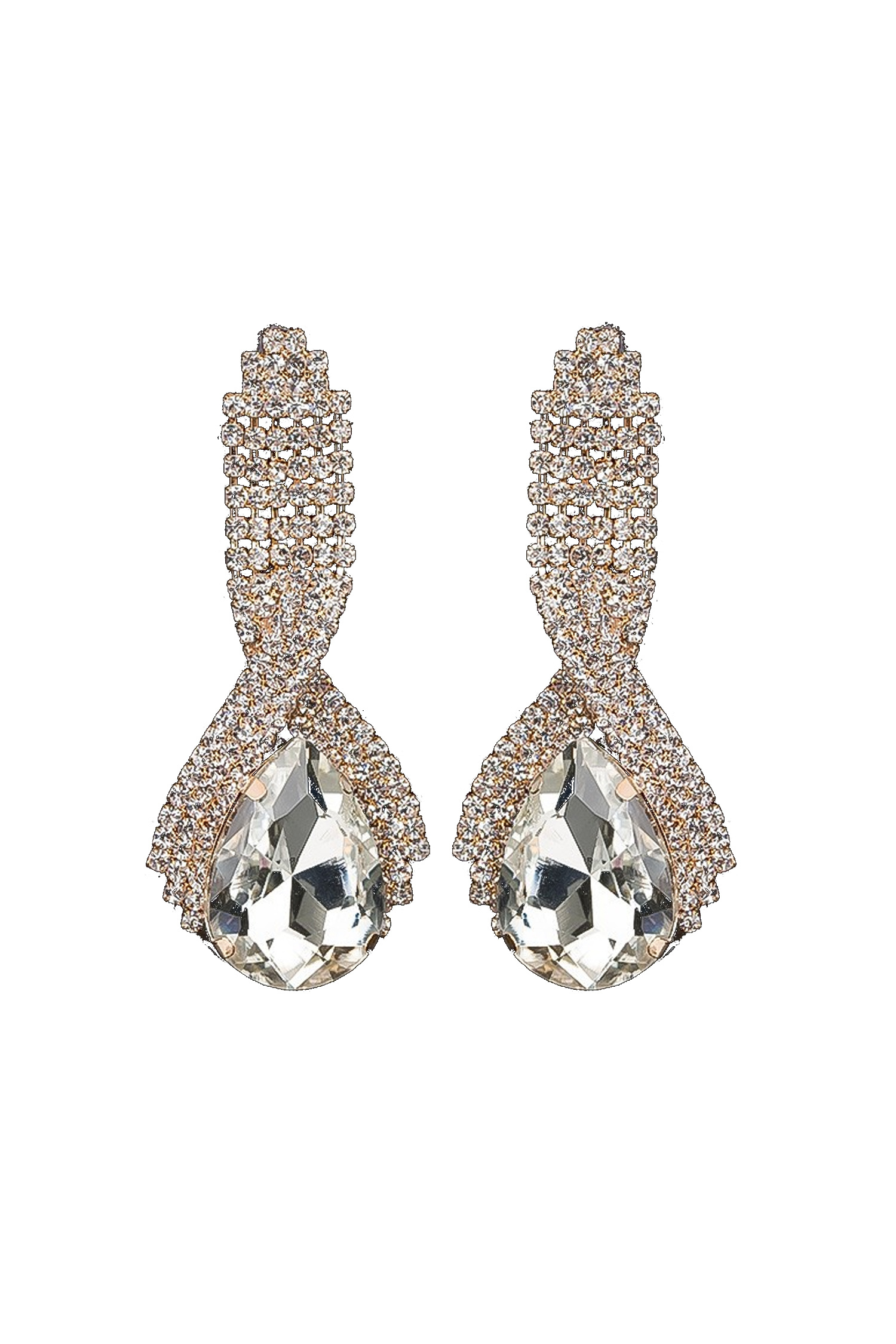 Fitch White Diamond Earrings