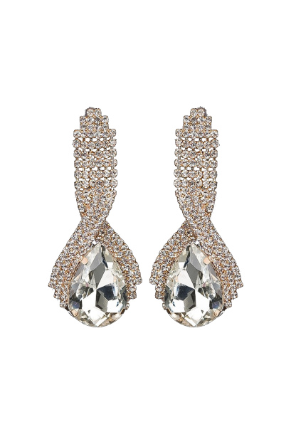 Fitch White Diamond Earrings