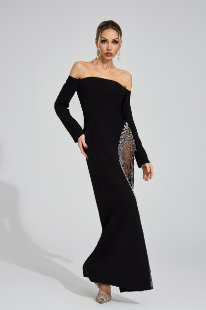 Fate Black Diamond Maxi Dress