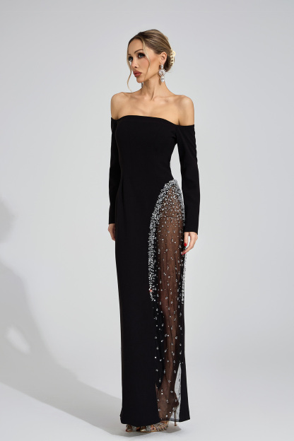 Fate Black Diamond Maxi Dress