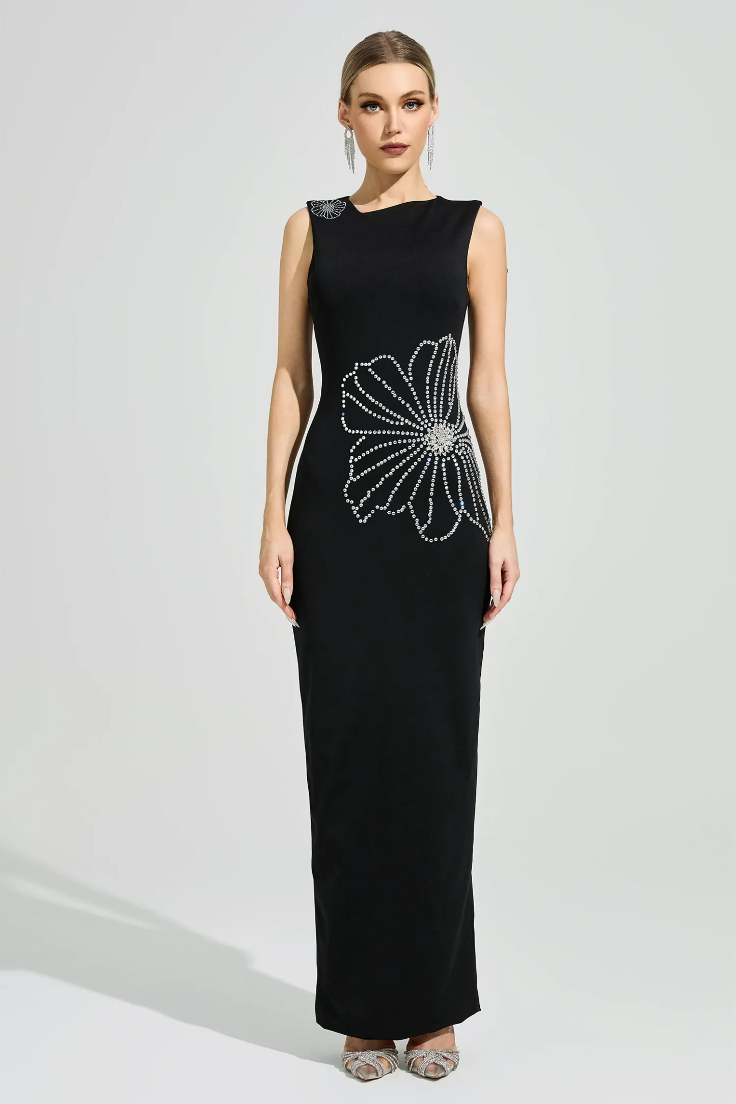 Kusama Black Diamond Bodycon Dress