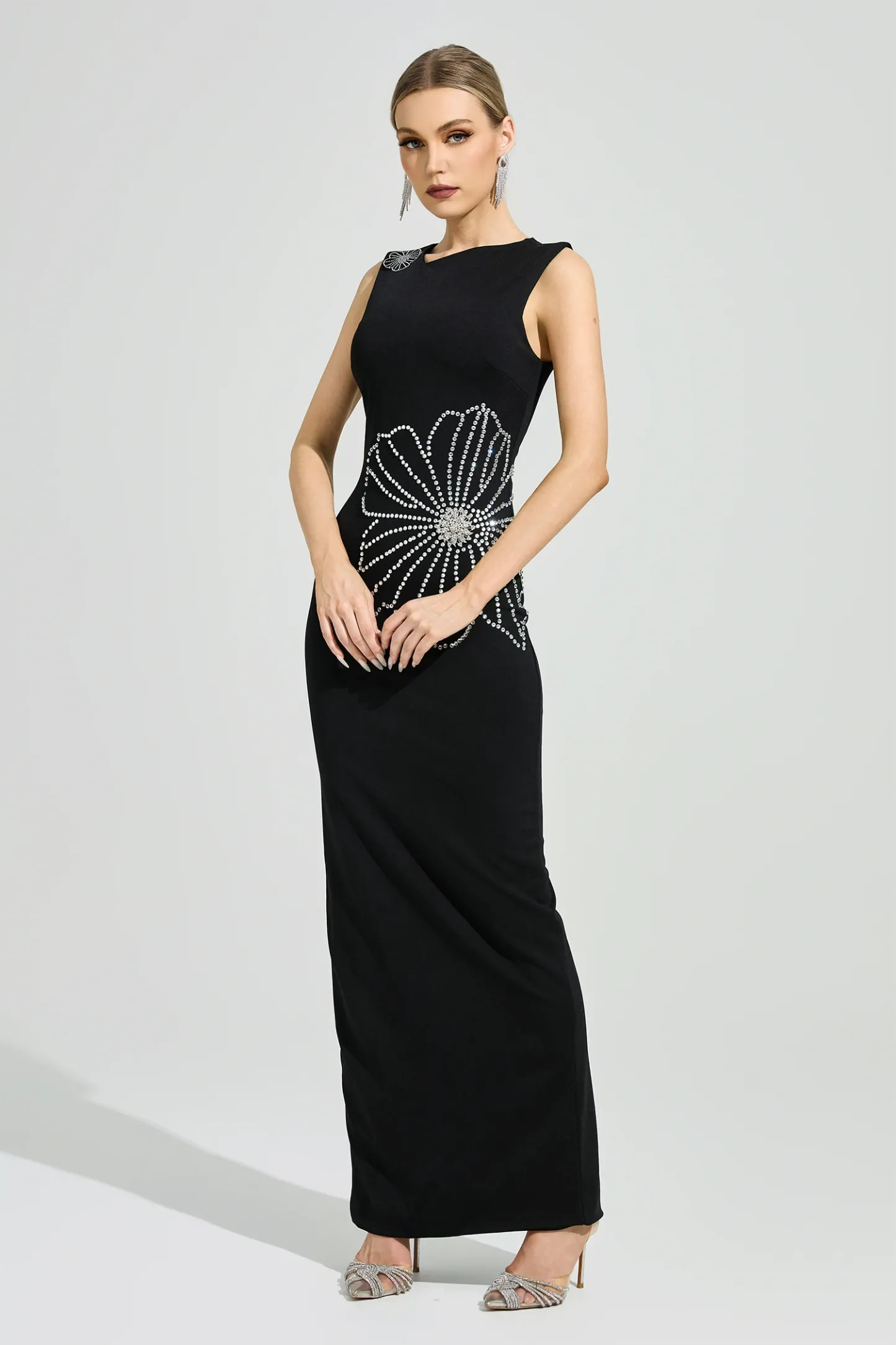 Kusama Black Diamond Bodycon Dress