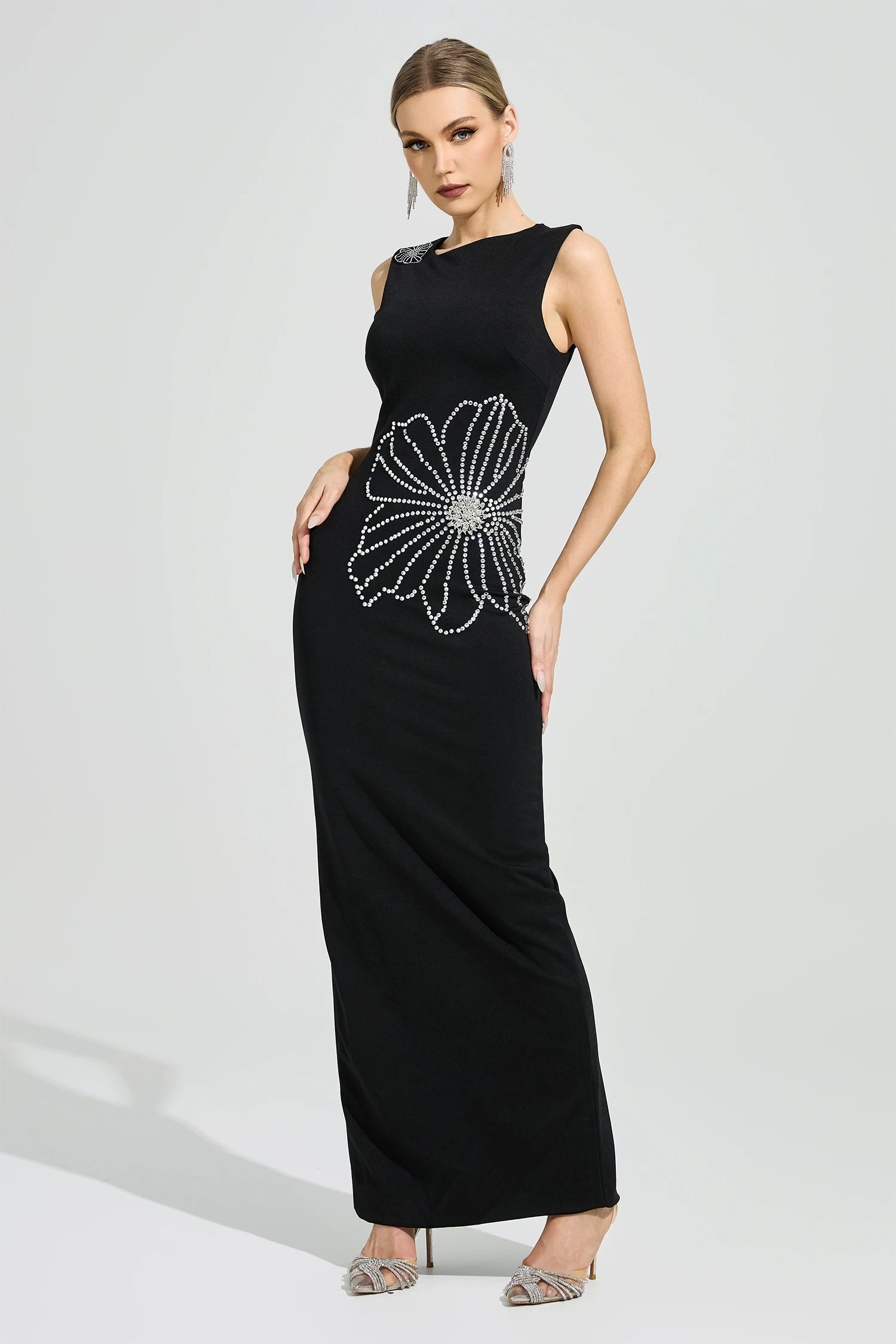 Kusama Black Diamond Bodycon Dress