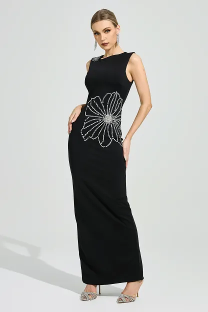 Kusama Black Diamond Bodycon Dress
