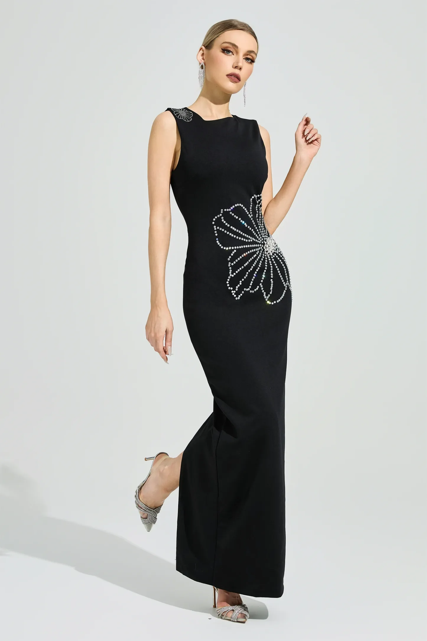 Kusama Black Diamond Bodycon Dress