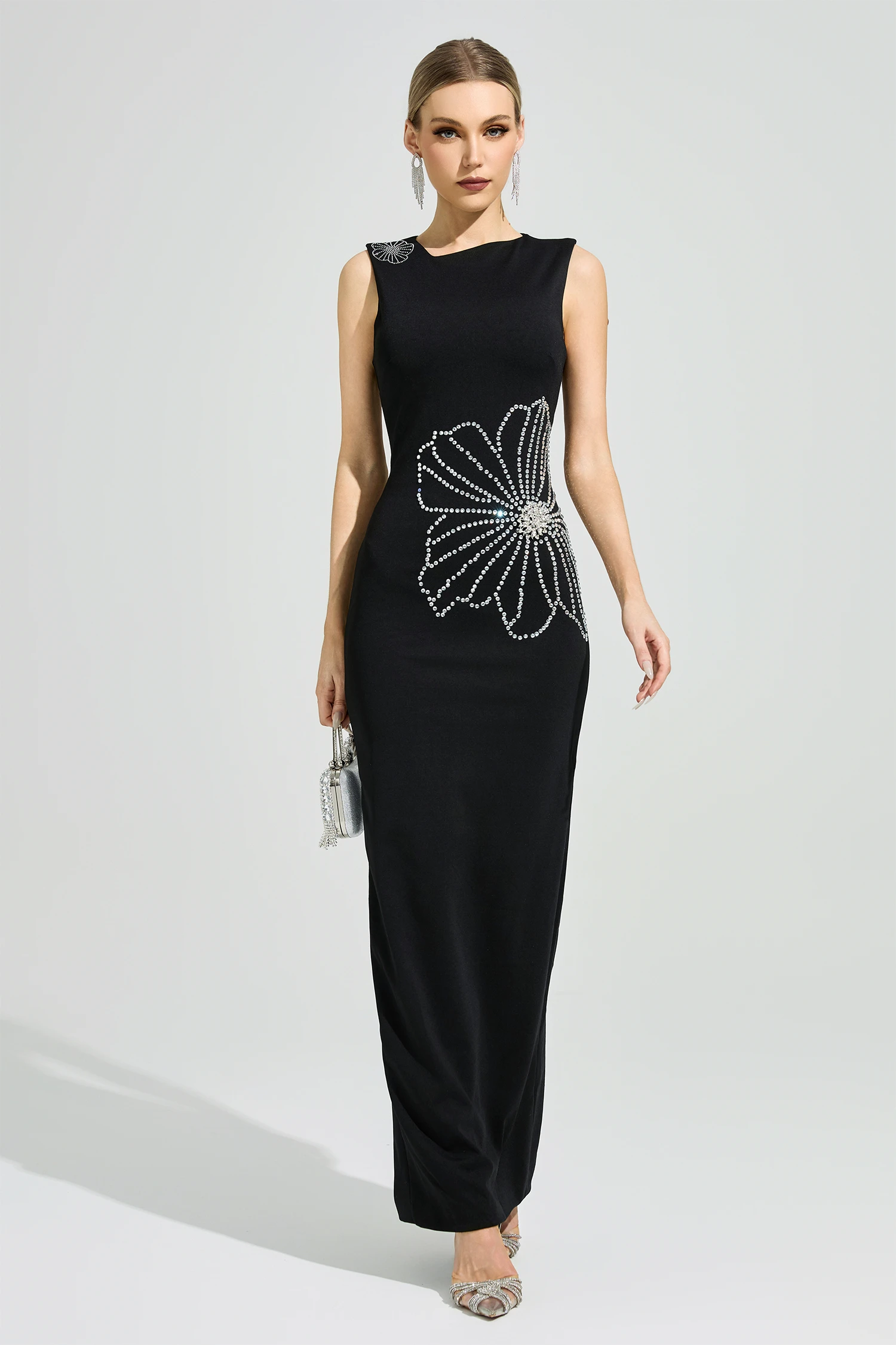 Kusama Black Diamond Bodycon Dress