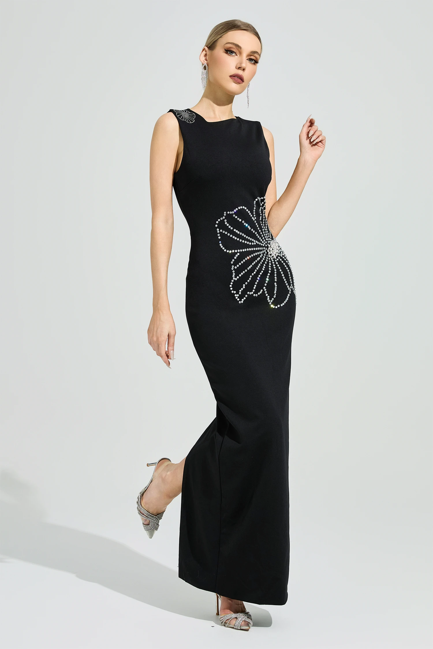 Kusama Black Diamond Bodycon Dress
