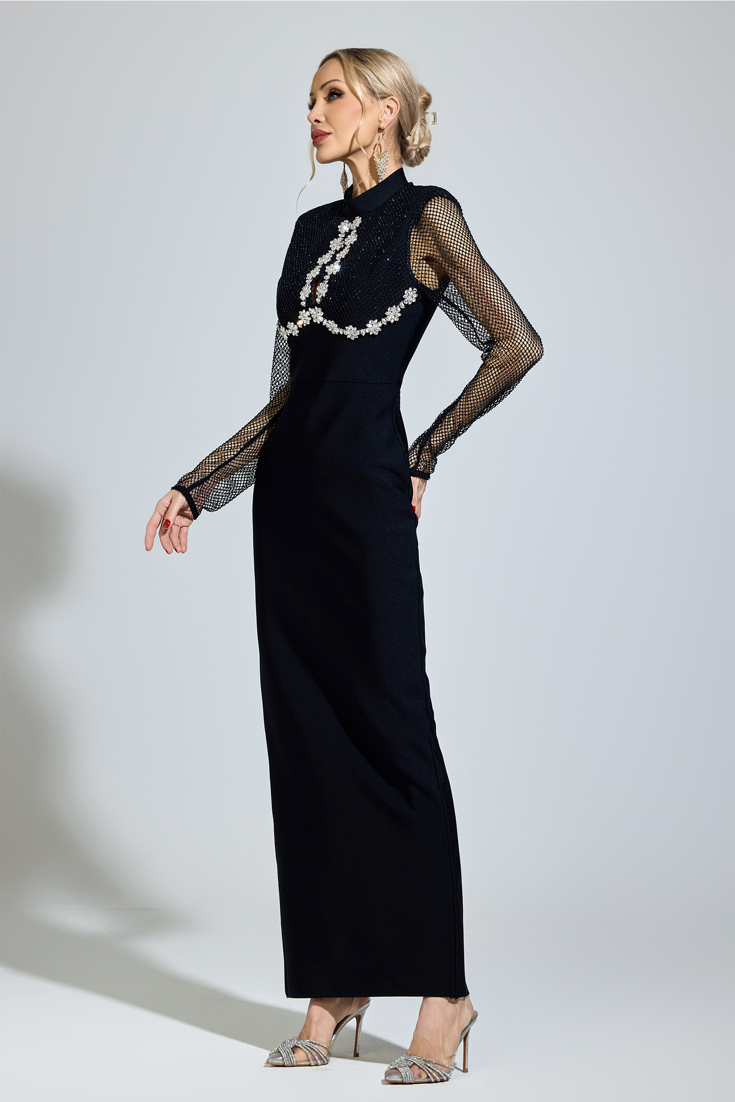 Pamuk Black Diamond Bandage Dress