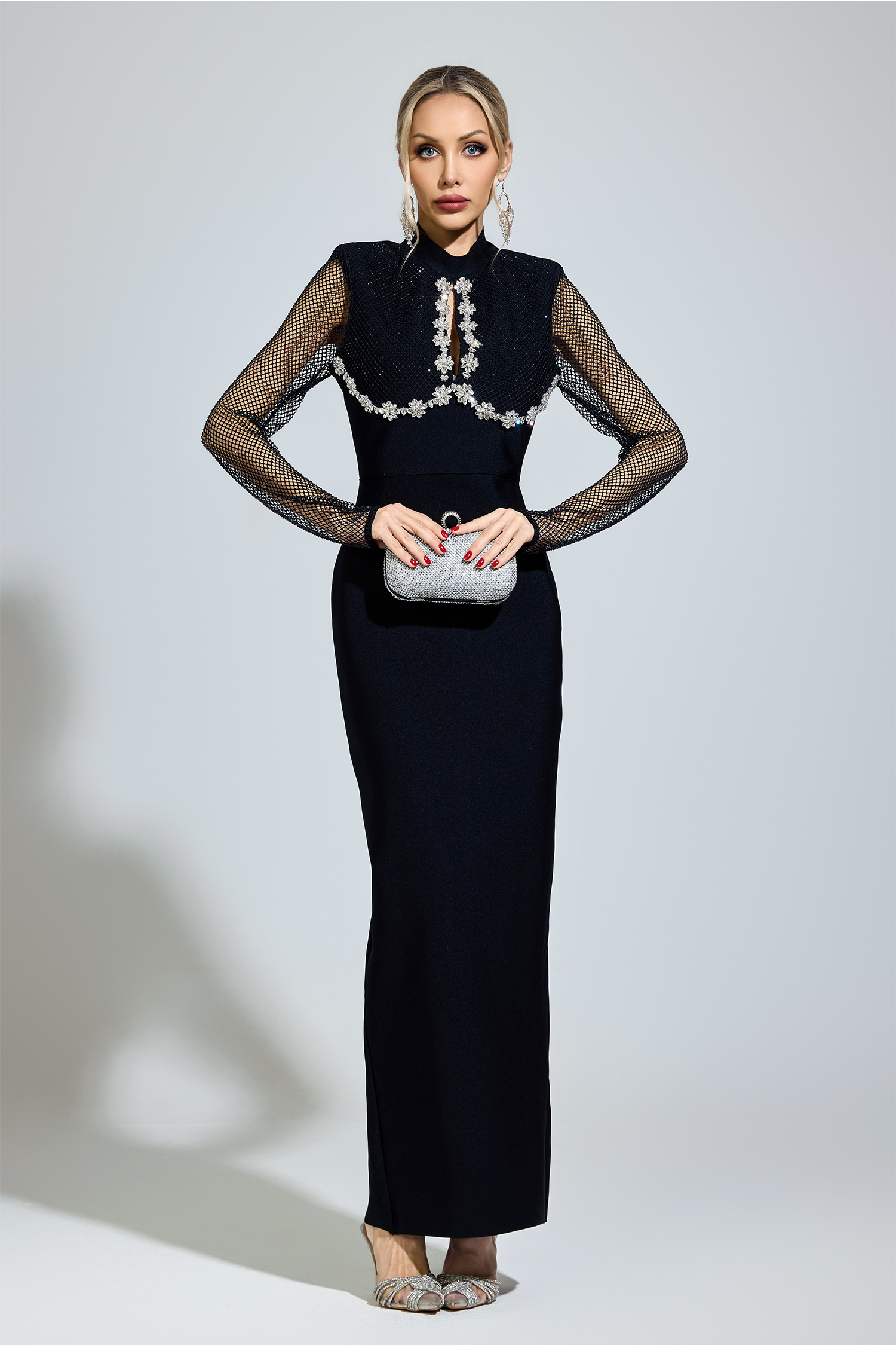 Pamuk Black Diamond Bandage Dress