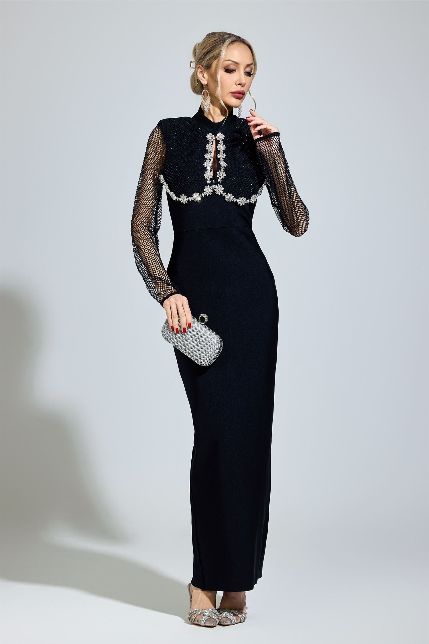 Pamuk Black Diamond Bandage Dress