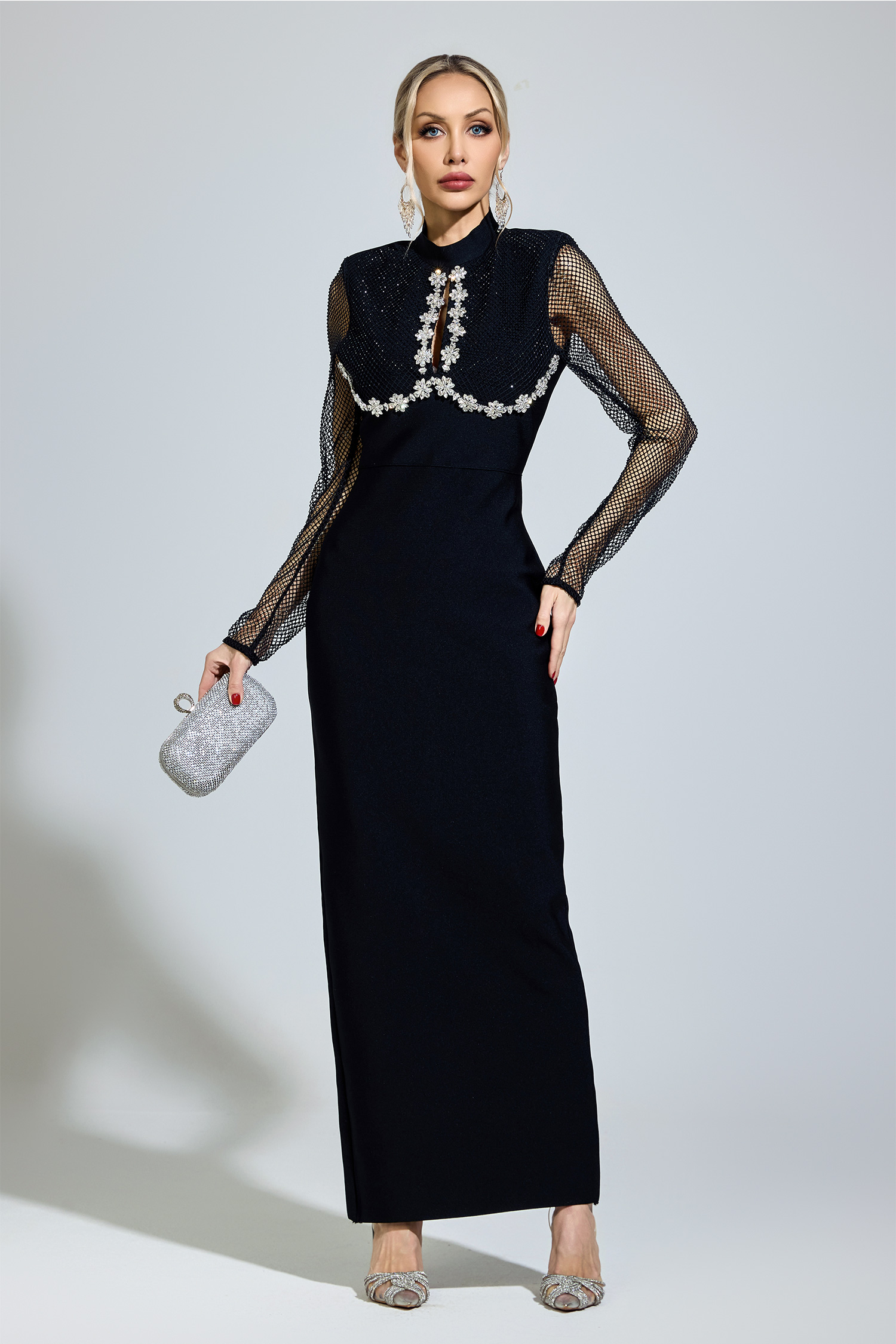 Pamuk Black Diamond Bandage Dress