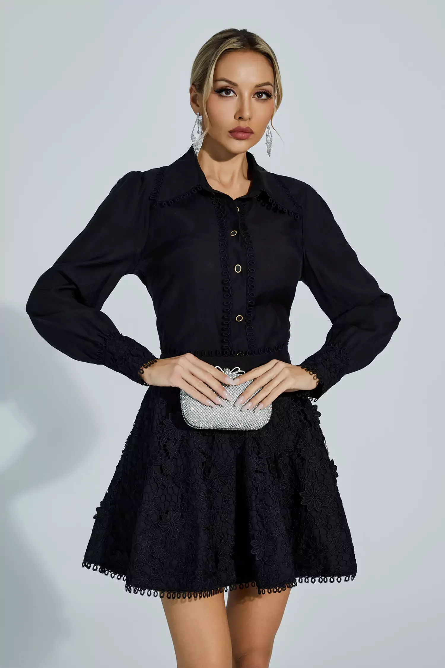 Hardy Black Embroidery Set