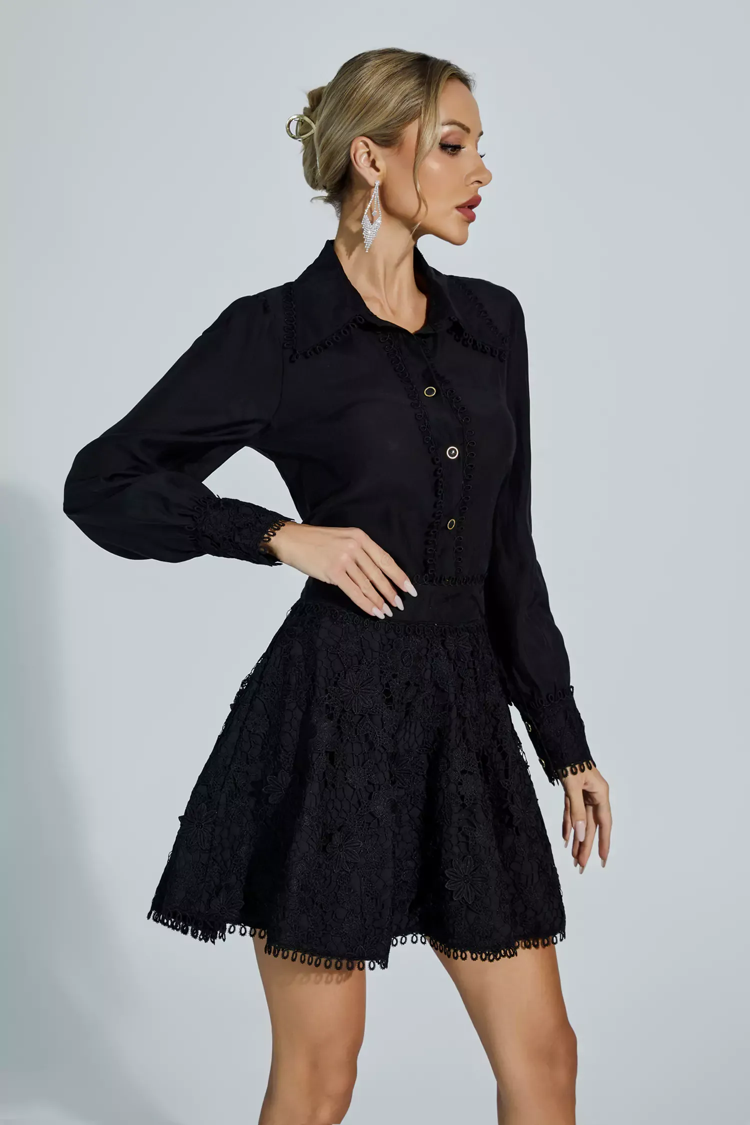 Hardy Black Embroidery Set