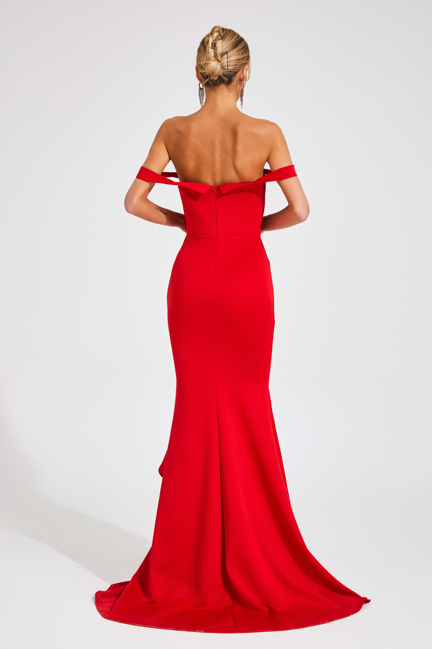 Birrell Red Rose Bandage Dress
