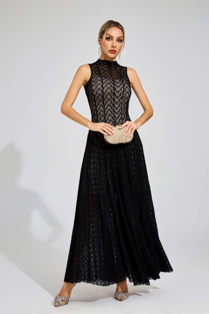 Phil Black Lace Sleeveless Dress