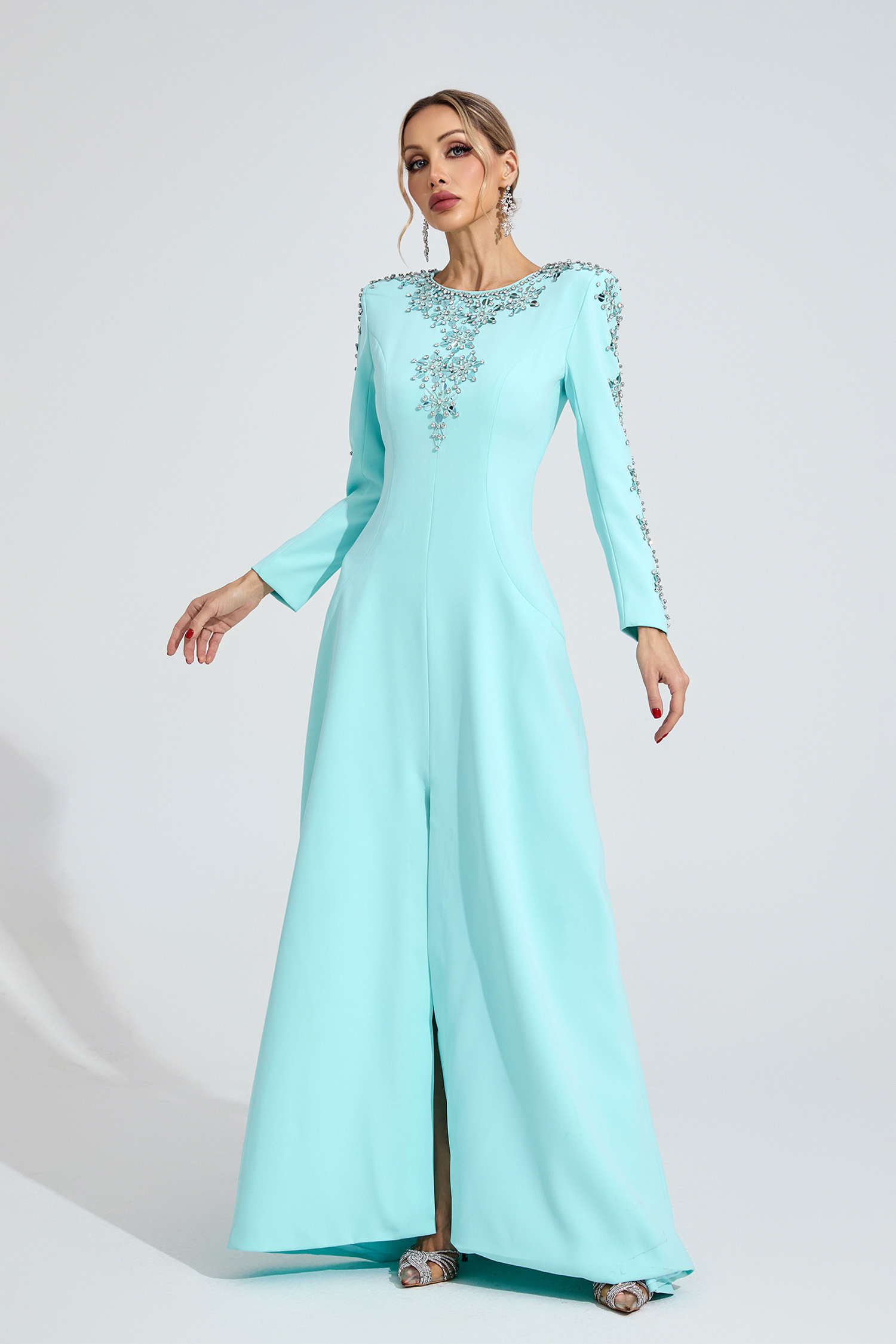 Bramble Bule Diamond Maxi Dress
