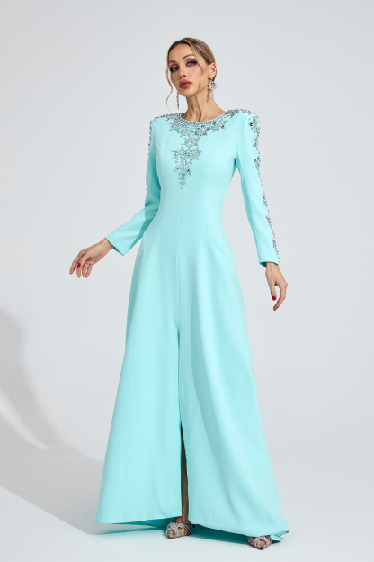 Bramble Bule Diamond Maxi Dress