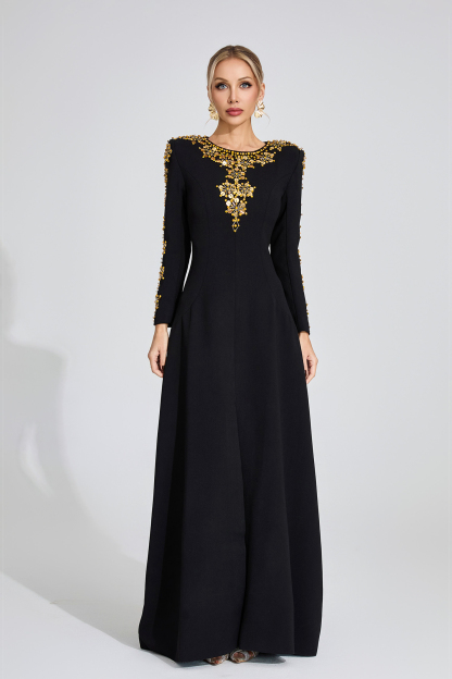 Bramble Black Diamond Maxi Dress