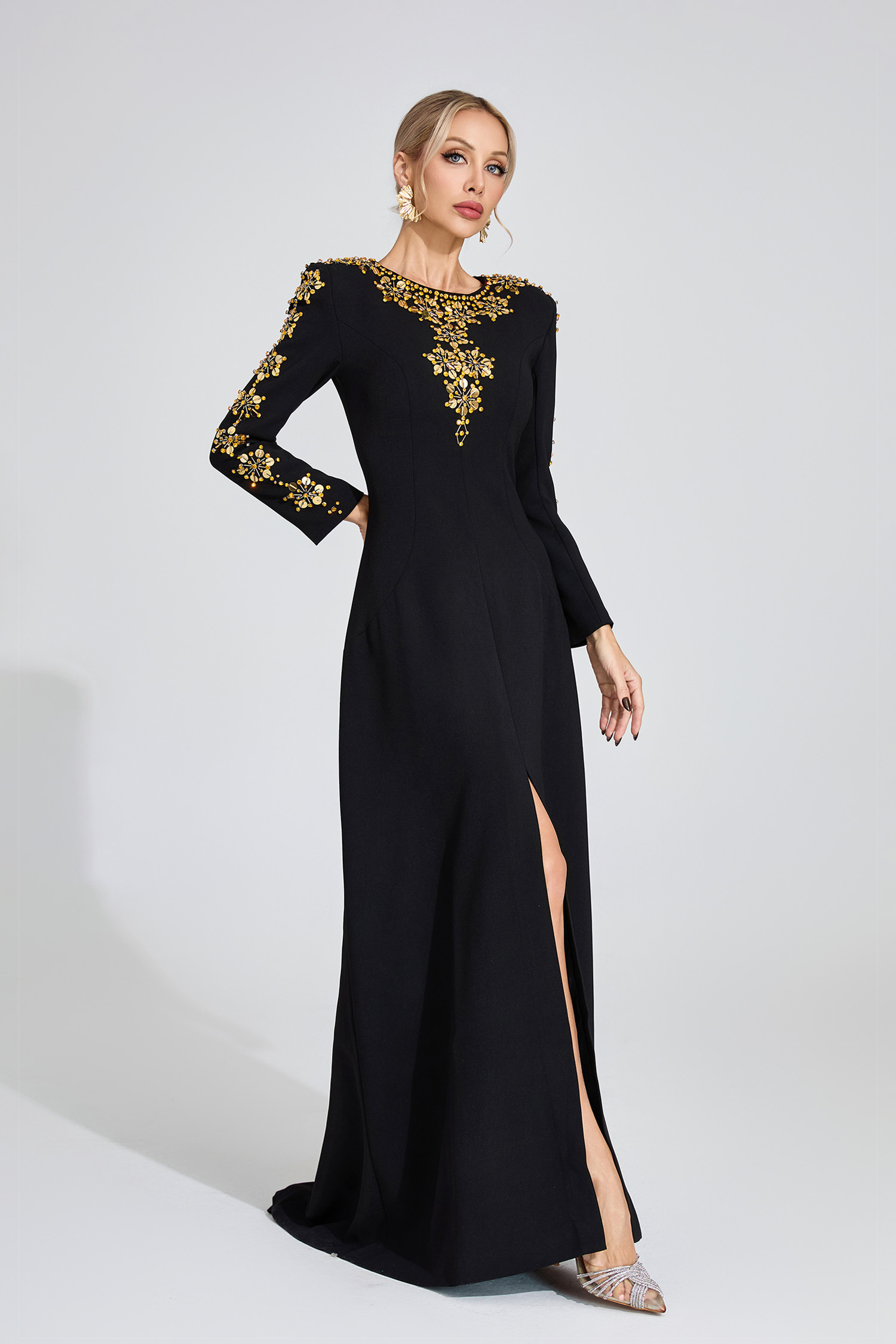 Bramble Black Diamond Maxi Dress