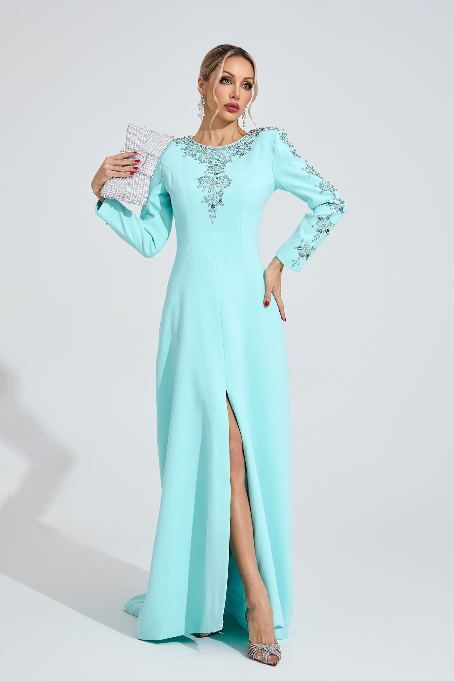Bramble Bule Diamond Maxi Dress