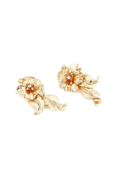 Balsam Golden Flower Earrings