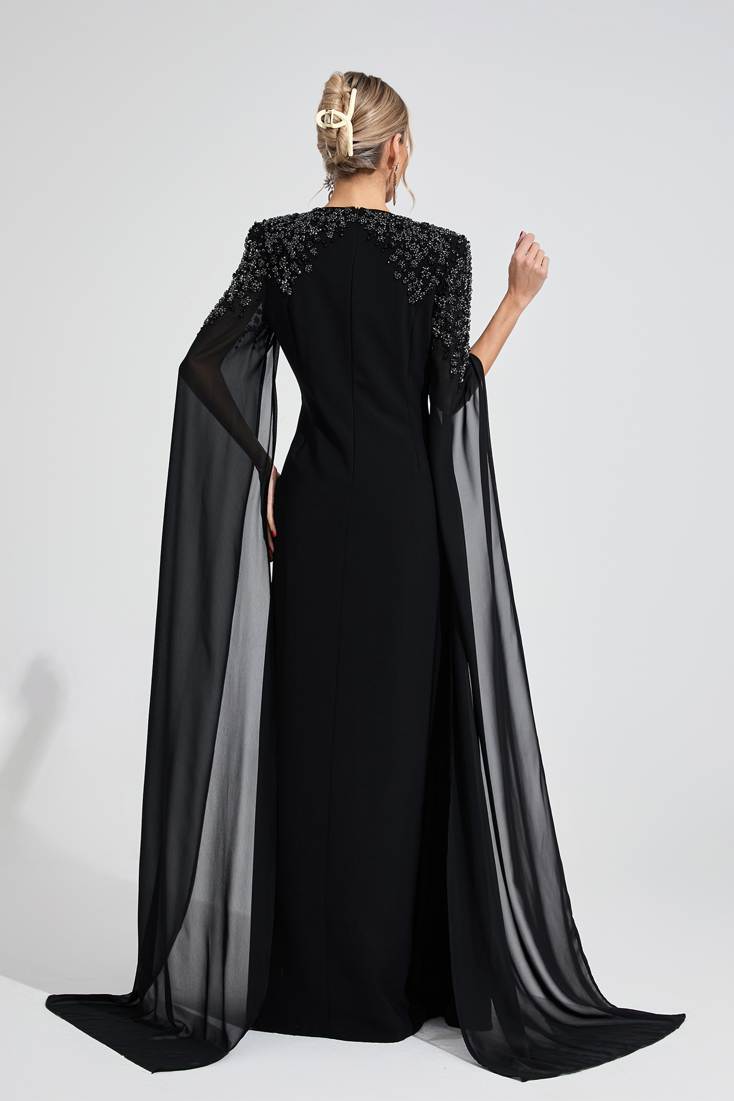 Crown Black Diamond Maxi Dress