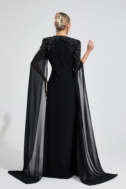 Crown Black Diamond Maxi Dress