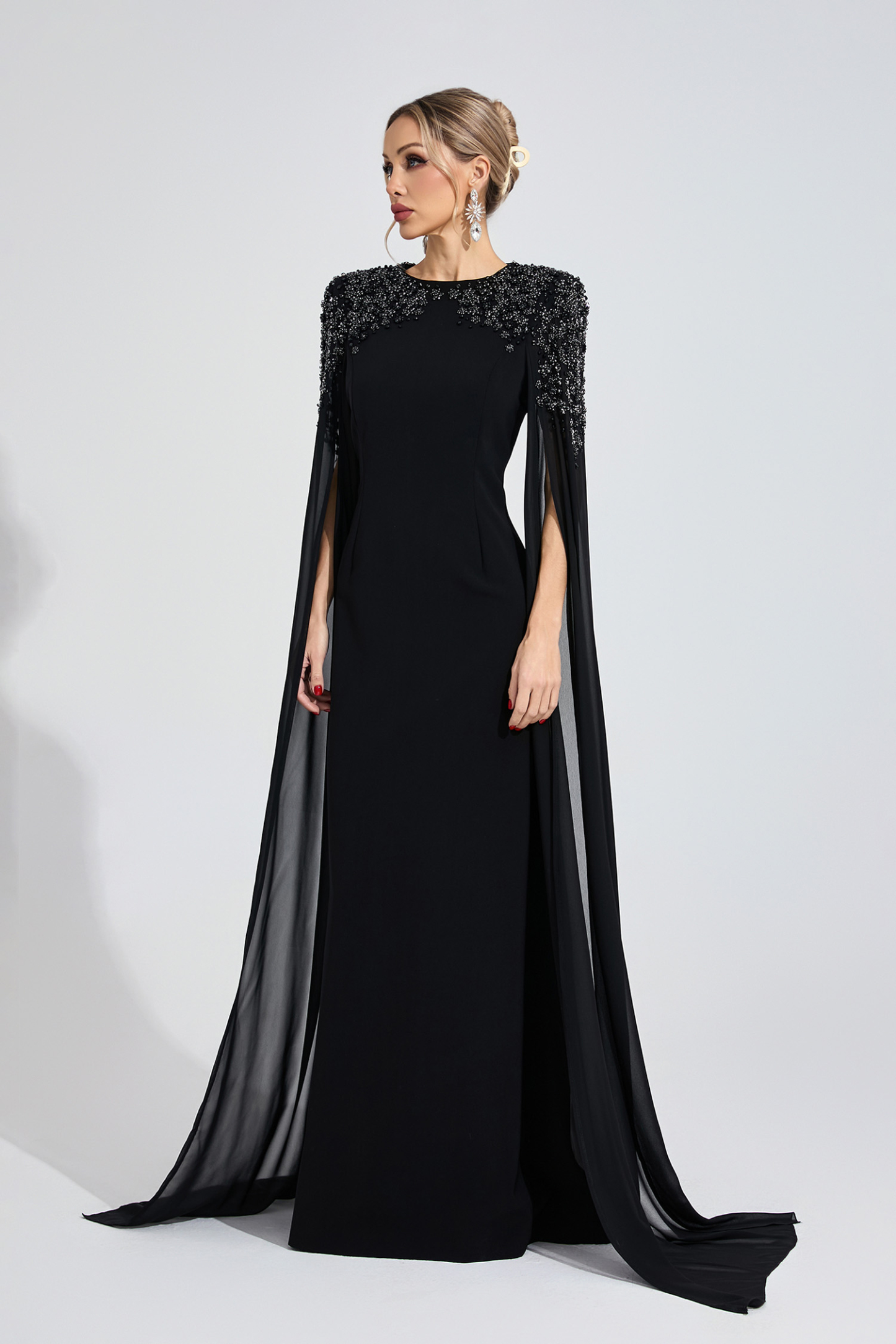 Crown Black Diamond Maxi Dress