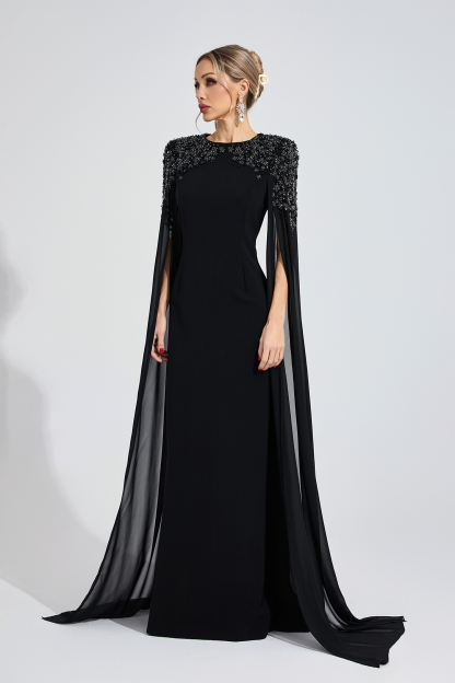 Crown Black Diamond Maxi Dress