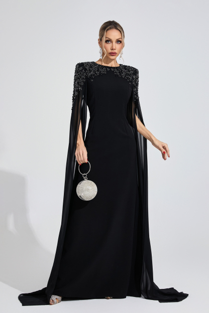 Crown Black Diamond Maxi Dress