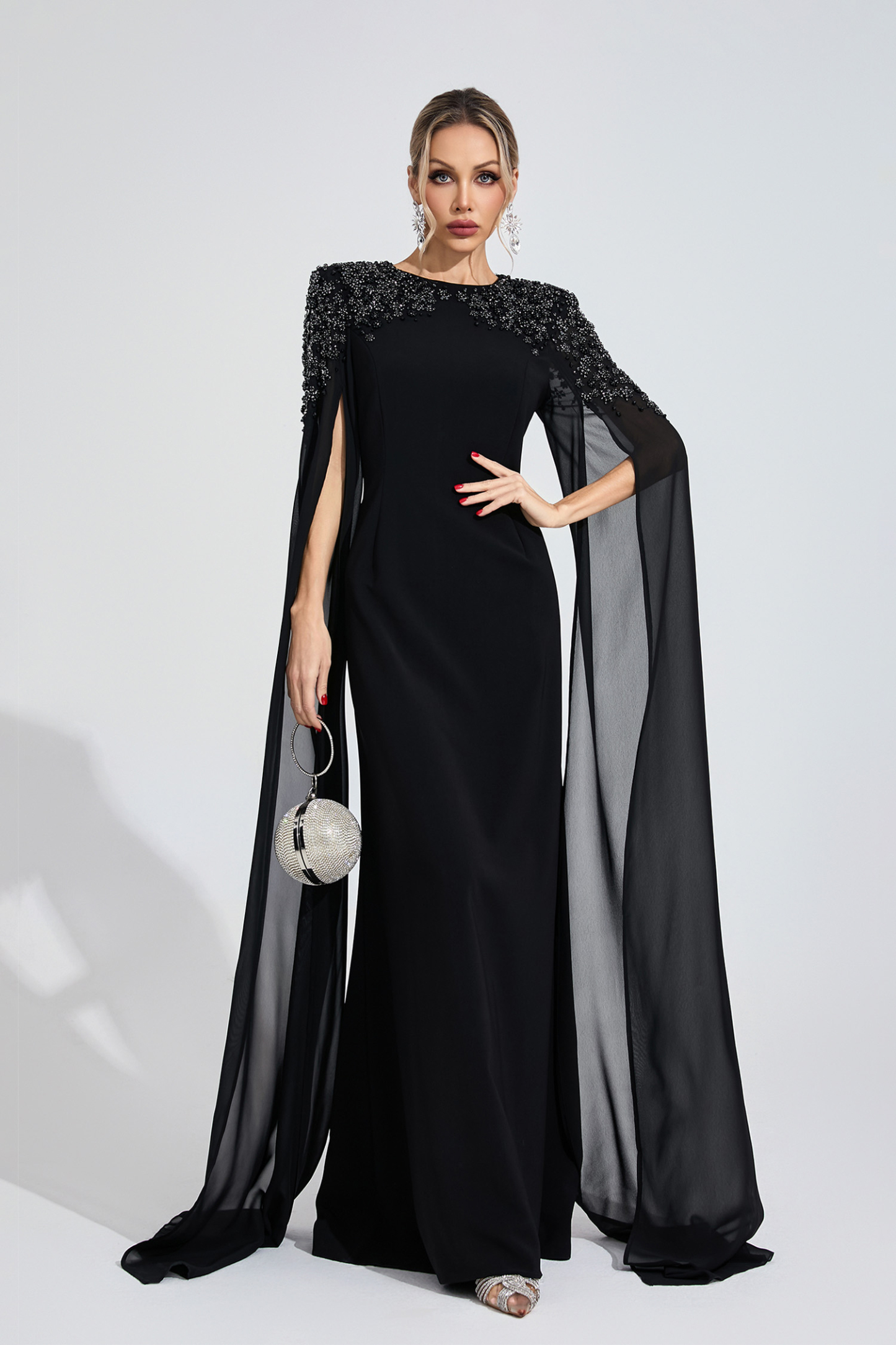 Crown Black Diamond Maxi Dress