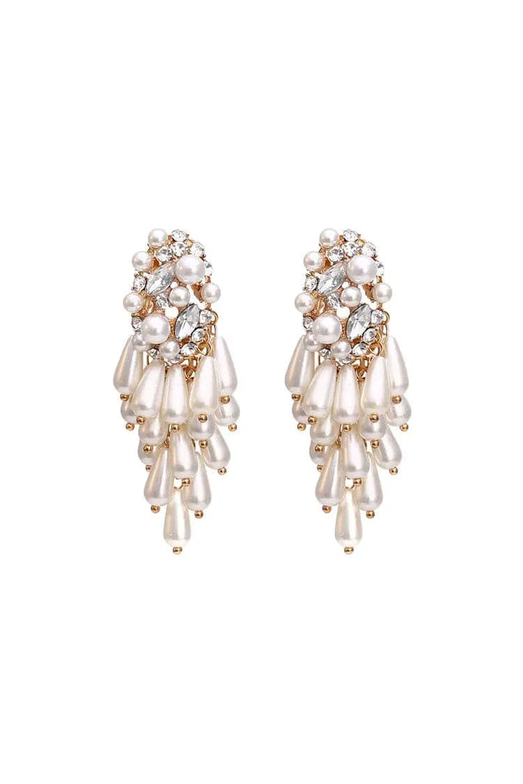 Coleridge Pearl Tassel Earrings