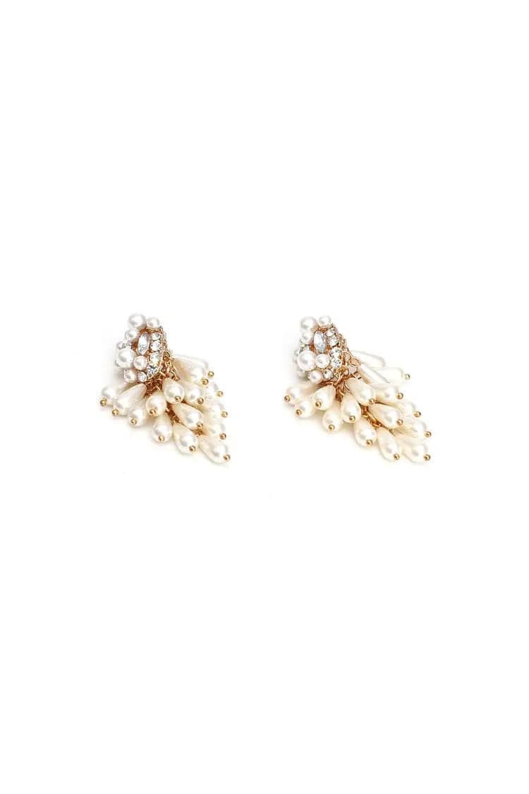 Coleridge Pearl Tassel Earrings
