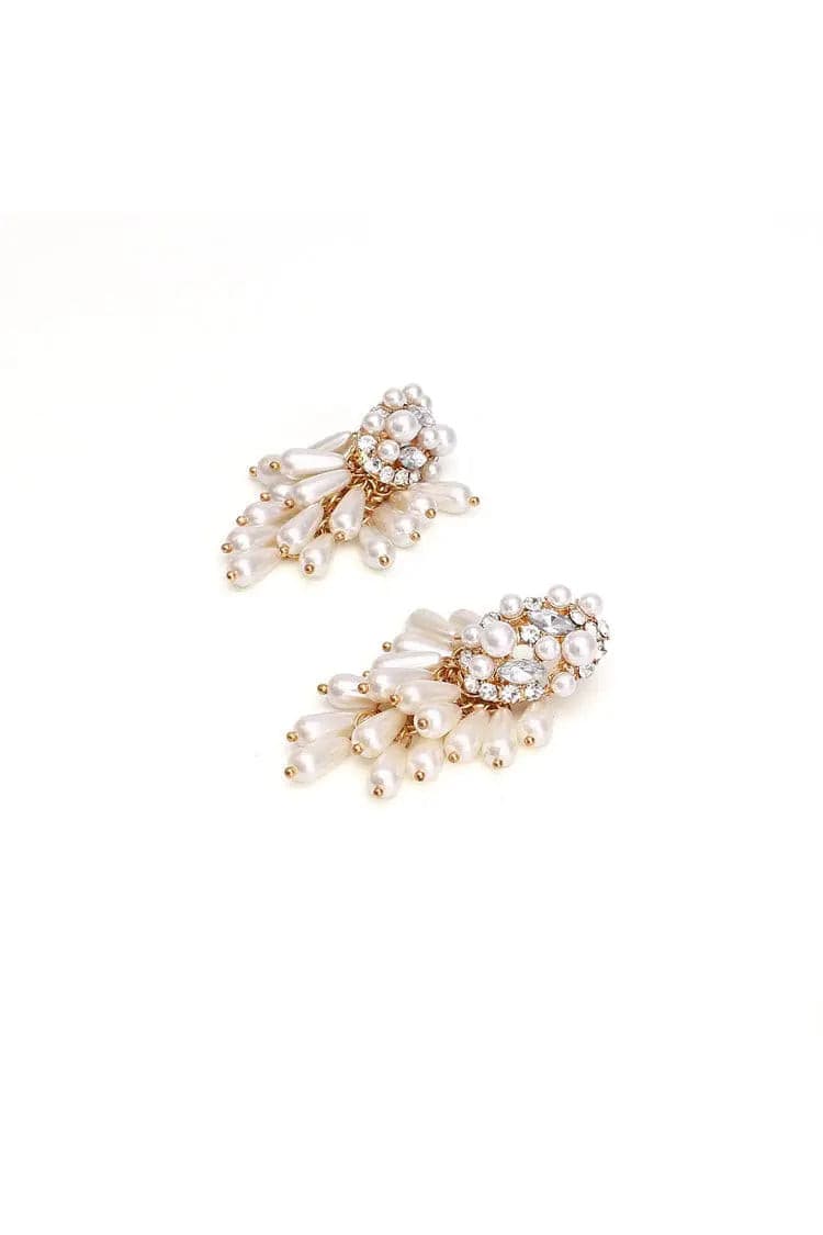Coleridge Pearl Tassel Earrings