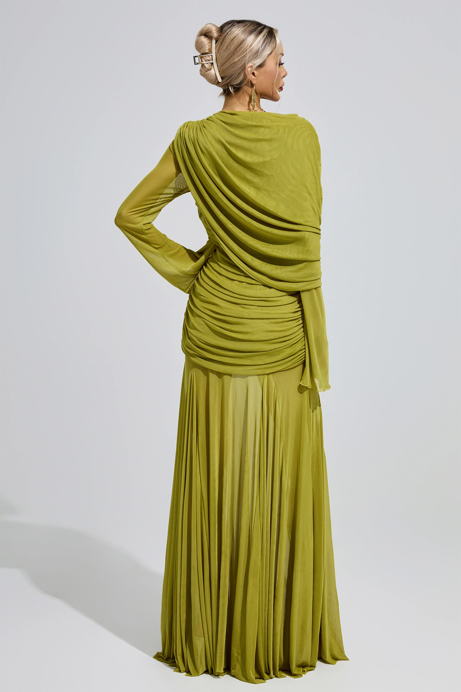 Corbu Green Bandage Dress