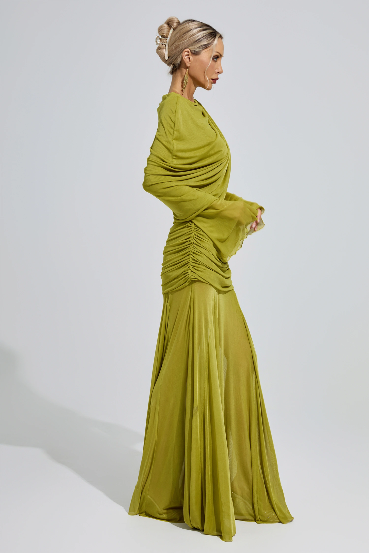 Corbu Green Bandage Dress