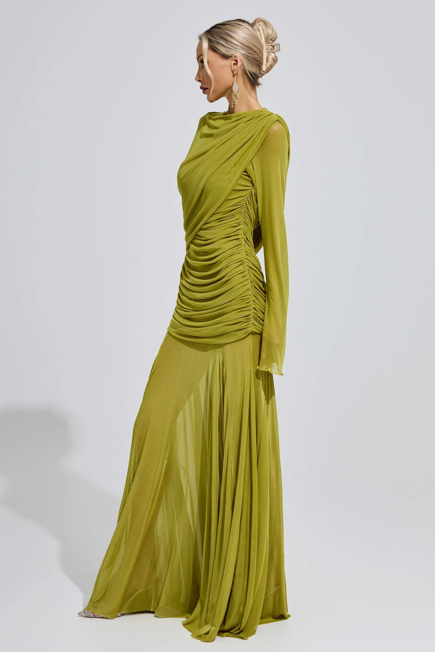 Corbu Green Bandage Dress