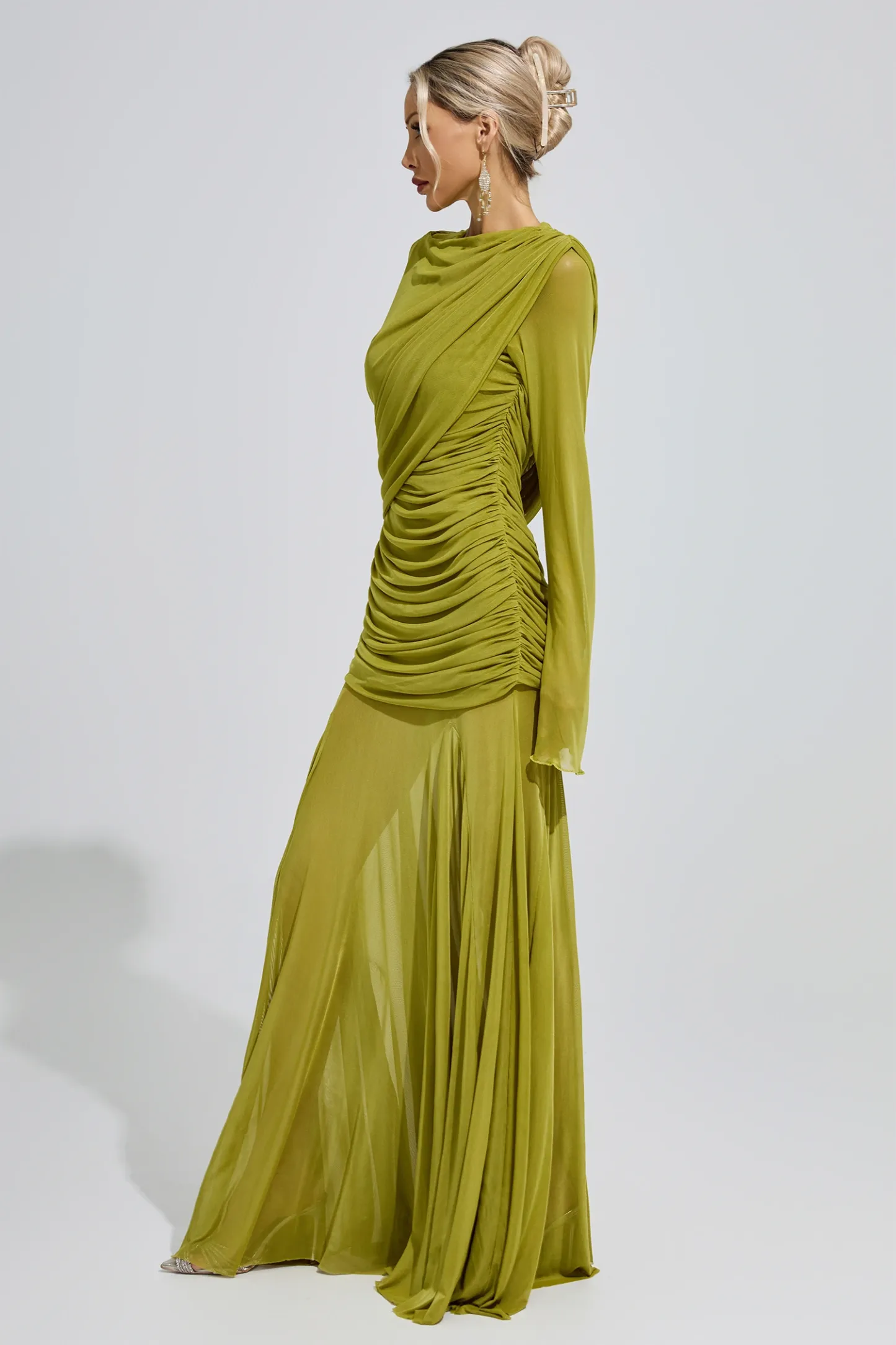 Corbu Green Bandage Dress